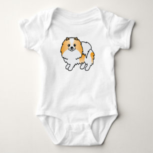 Body Pomeranian couleur orange Parti mignon chien de de