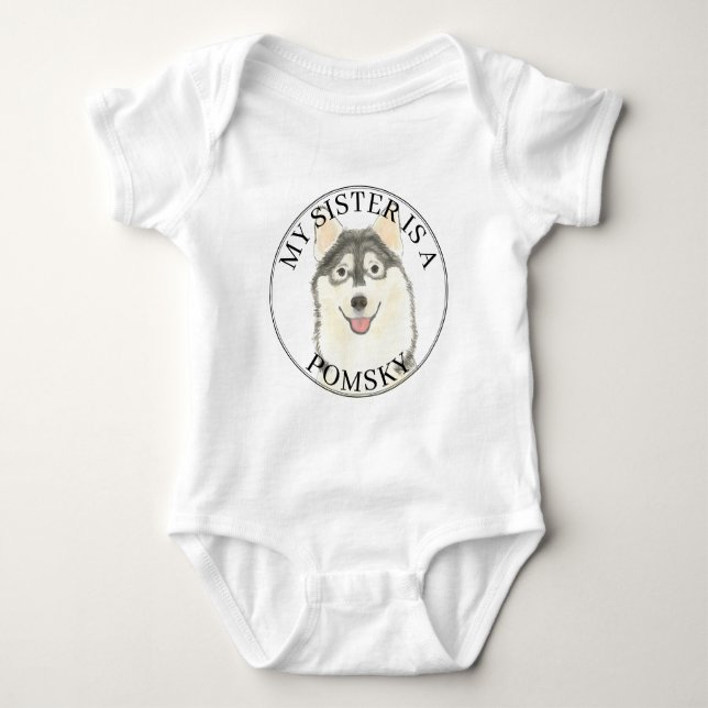 Body Pomsky Chien Big Sister (Devant)