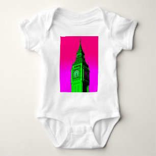 Body Pop Art Big Ben Londres Voyage rose Vert