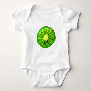 Body Pop art kiwi fruit lumineux aquarelle originale