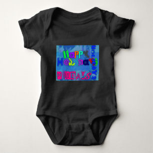 Body Pop Happy Vacances Colorful Baby Bodysuit