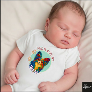 Body Portrait de chien Papillon vibrant en spirale et q