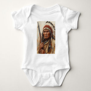Body Portrait de Geronimo, chef de guerre indien