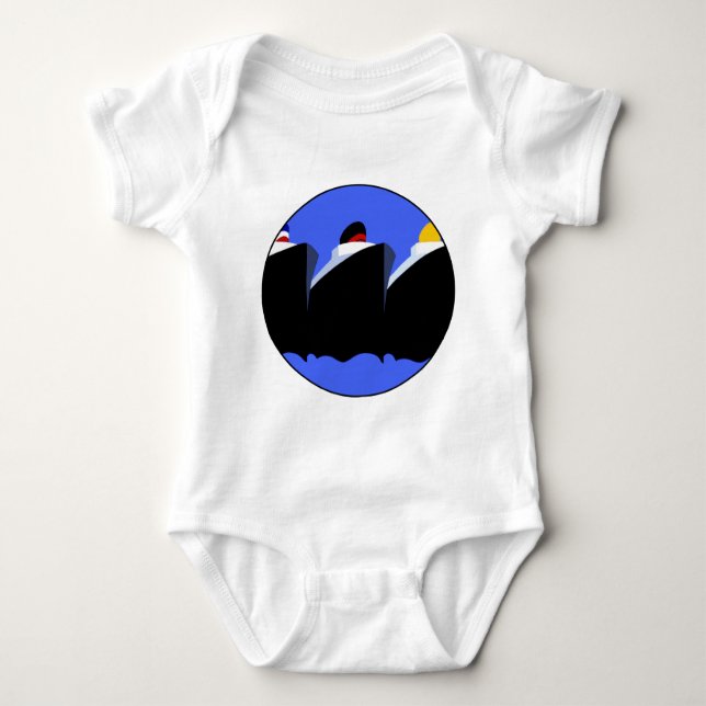 Body Poster Art Déco des paquebots de croisière vintage (Devant)