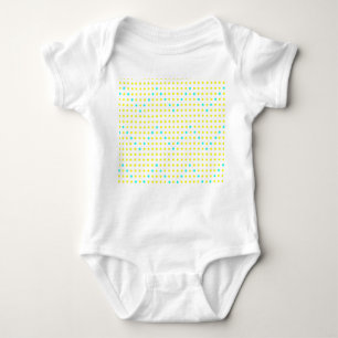 Body Pots Chevron Aqua Jaune ZigZag Bodysues pour bébé