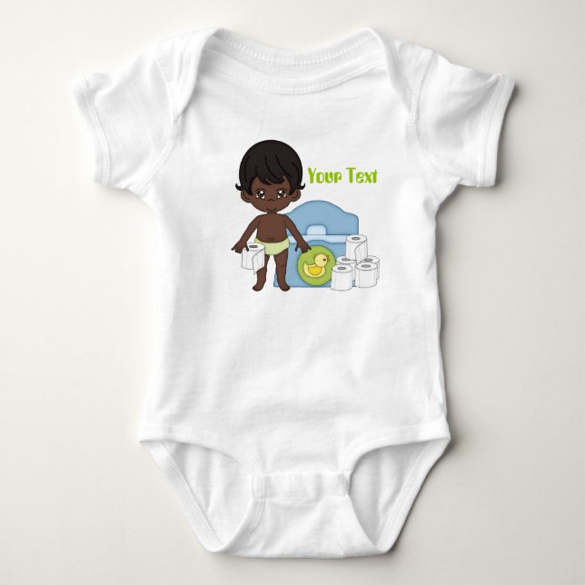 Body Potty Training #3 maillot de bébé (Devant)