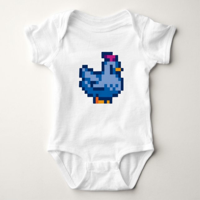 Body Poulet bleu de la vallée de Stardew (Devant)