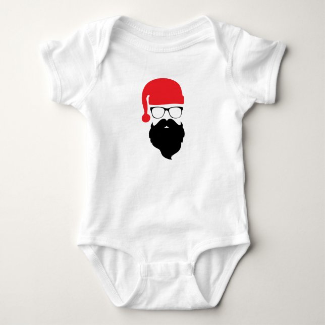 Body pour bébé à manches courtes Noël et hiver (Devant)