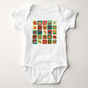 Body pour bébé à motif de Noël et d'hiver