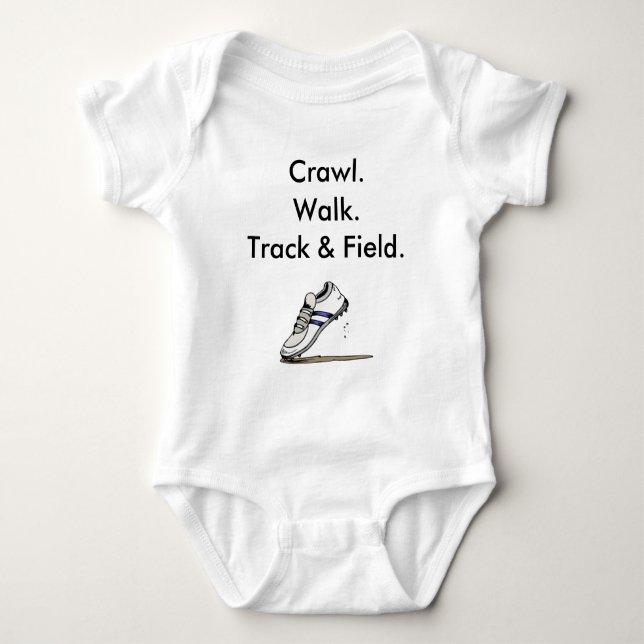 Body pour bébé athlétisme (Devant)