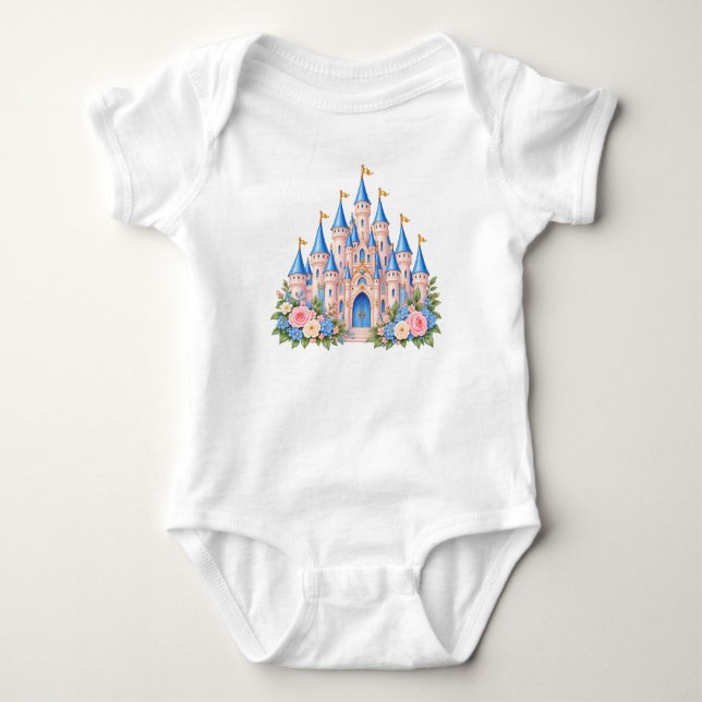 Body pour bébé fille princesse de conte de fée (Devant)