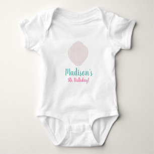 Body pour bébé pour fête d'anniversaire coquillage