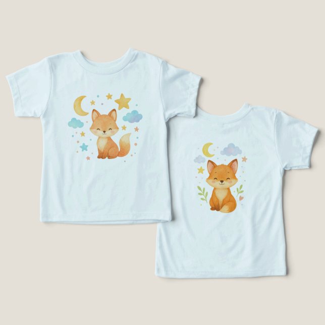 Body pour bébé Renard Rêveur (Design Recto & Verso)