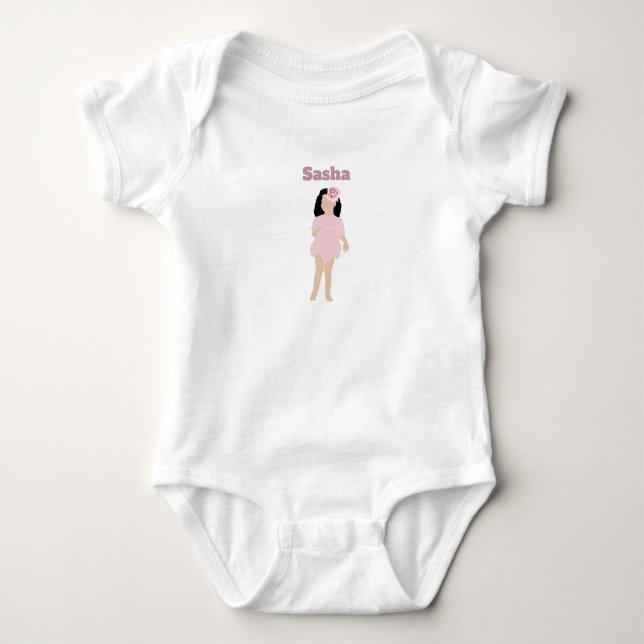 Body pour bébé T-Shirt Lil doll (Devant)