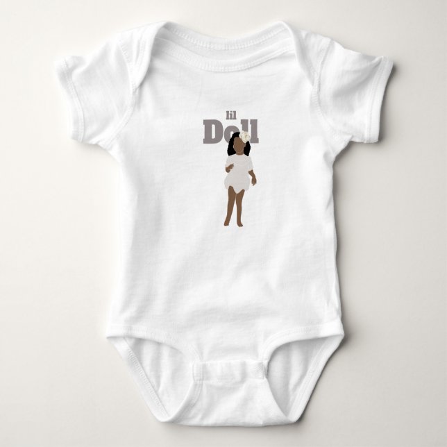 Body pour bébé T-Shirt Lil poupée (Devant)