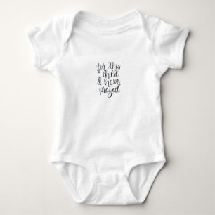 Body Pour Cet Enfant J'Ai Prié