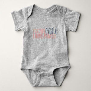 Body Pour cet enfant j'ai prié