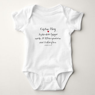 Body Pour cet enfant, j'ai prié Bodysuit Baby