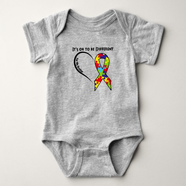 Body Pour Mon Frère - Bodysuit Bébé Jersey (Devant)