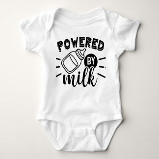 Body Powered by Milk Baby Bodysuit - Baby shower amusan