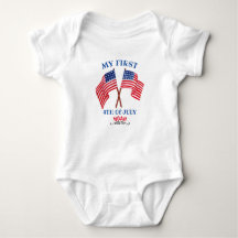 Premier 4 juillet 4e Toddler Patriotique USA Drape