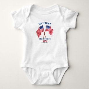 Body Premier 4 juillet 4e Toddler Patriotique USA Drape