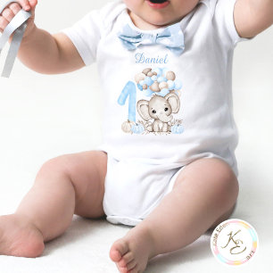 Body Premier anniversaire mignon automne Elephant Boys