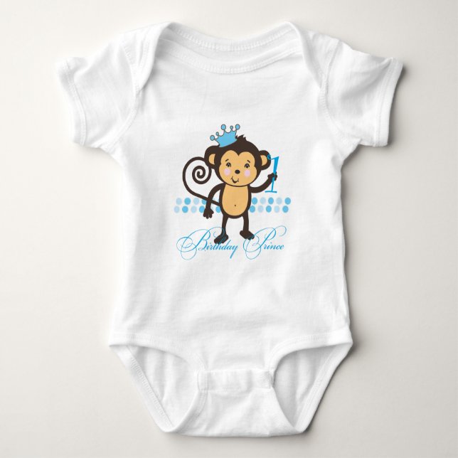 Body Premier Anniversaire Monkey Prince Shirt (Devant)