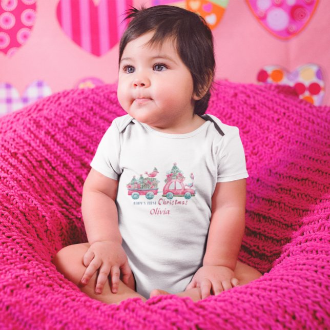 Body Premier arbre de Noël de bébé sur mesure mignonne  (Créateur téléchargé)