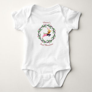 Body Premier cerf de Noël avec couronne personnalisable