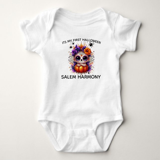 Body Premier Halloween Cute Baby Sugar Crâne (Devant)