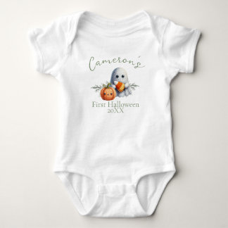 Body Premier Halloween de bébé avec nom personnalisé Fa