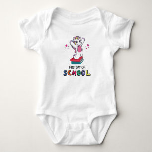 Body Premier jour de l'école Unicorn