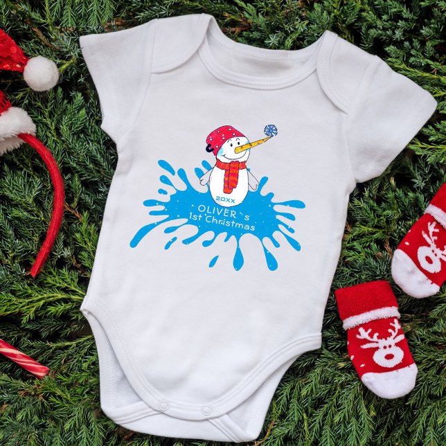 Body Premier maillot de bébé de Noël pour bébé Snowman (Créateur téléchargé)