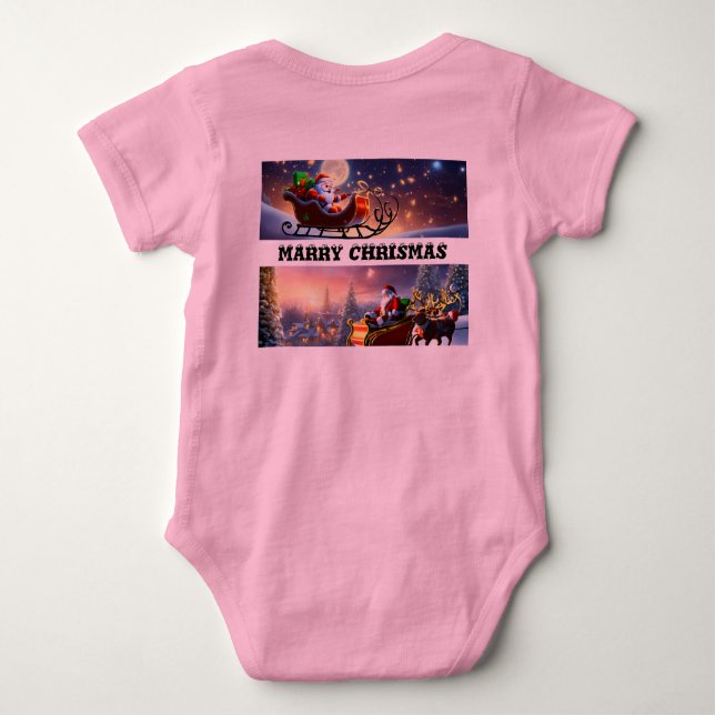 Body Premier maillot de Noël du bébé Jersey (Dos)