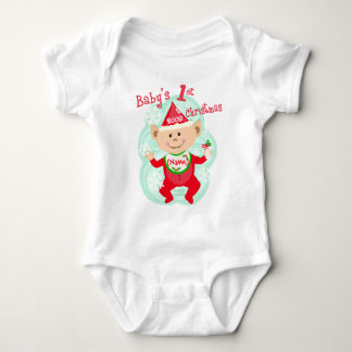 Body Premier Noël du bébé personnalisé