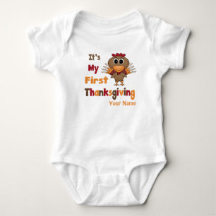 Body Premier T-shirt de bébé de thanksgiving