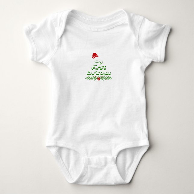 Body Premier T-shirt de Noël pour bébé (Devant)