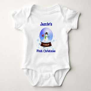 Body Premier T-shirt de Snowglobe de Noël du bébé