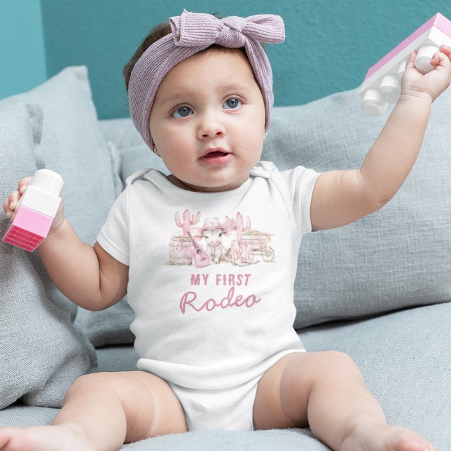 Body Première Cowgirl de Rodéo pour Anniversaire (Créateur téléchargé)