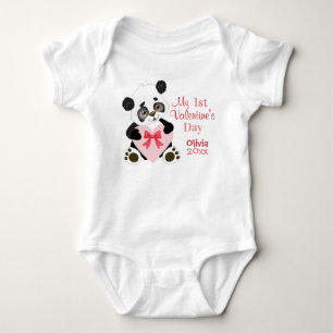 Body Première Saint-Valentin de la petite fille