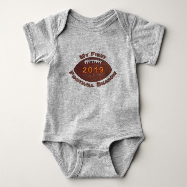 Body Première saison de football de bébé  (Devant)