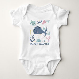 Body première sortie de plage unisex Bodysuit bébé