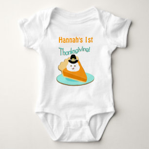 Body Première tarte de Thanksgiving Pie Baby Bodysuit