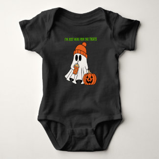 Body Première tenue d'Halloween du bébé - mignon fantôm