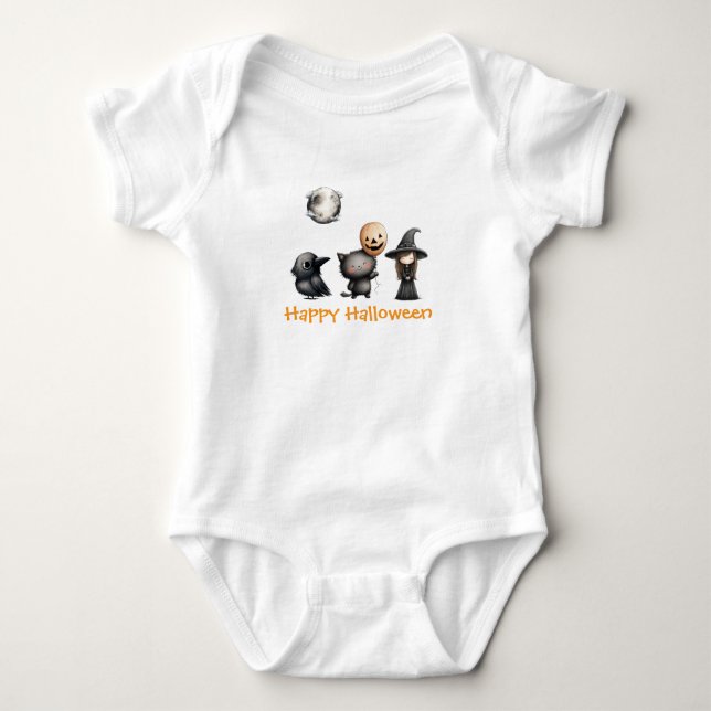 Body Première tenue Éffrayante pour bébé (Devant)