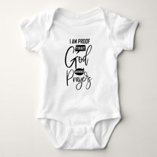 Body Preuve drôle Dieu répond à la prière unisex