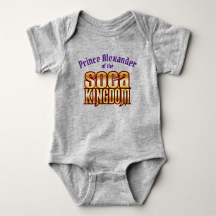 Body Prince du Royaume de Soca avec le nom de l'enfant