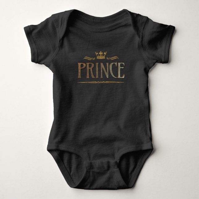 Body Prince Lettering - Couronne Royale Luxeuse Or (Devant)