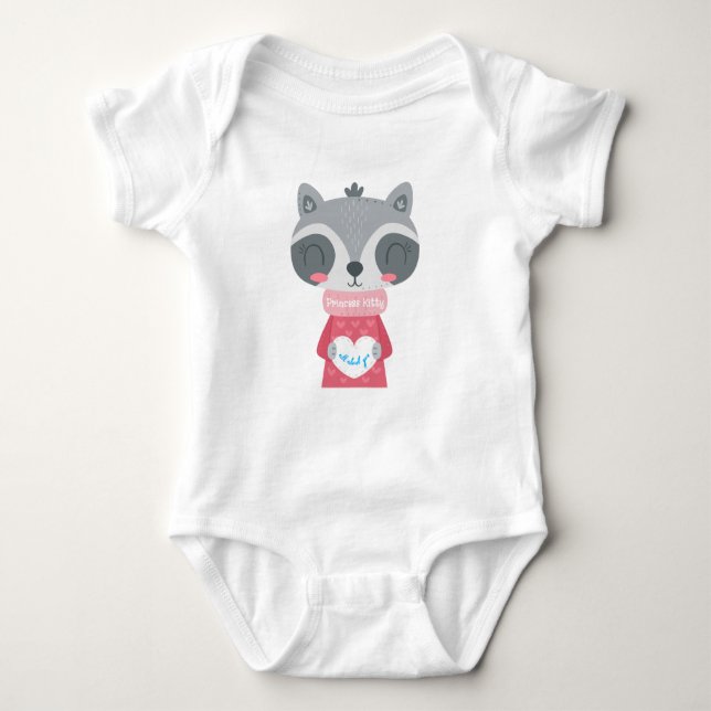 Body Princess Kitty Baby Jersey Bodysuit (Devant)